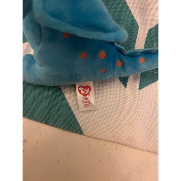 Ty Beanie Baby 6” Disney Doc McStuffins Blue Stuffy Dragon Plush Stuff Animal - Picture 3 of 4